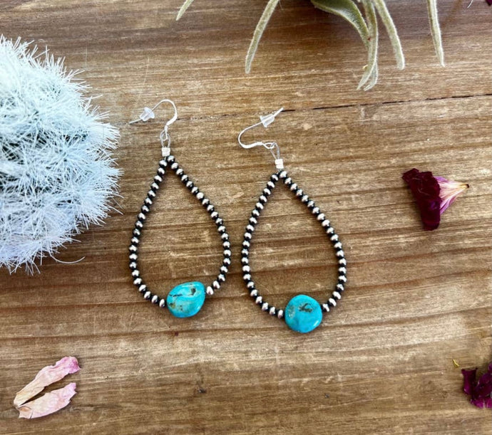 Flat Turquoise Terdrops