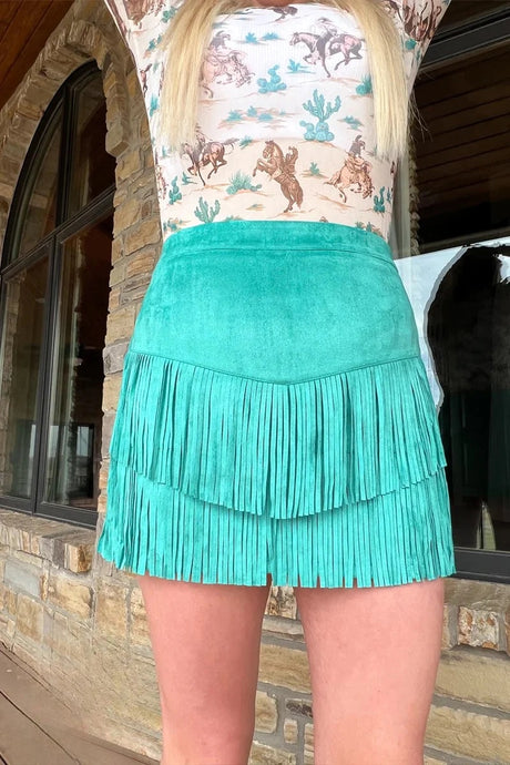 Fort Worth Fringe Skirt