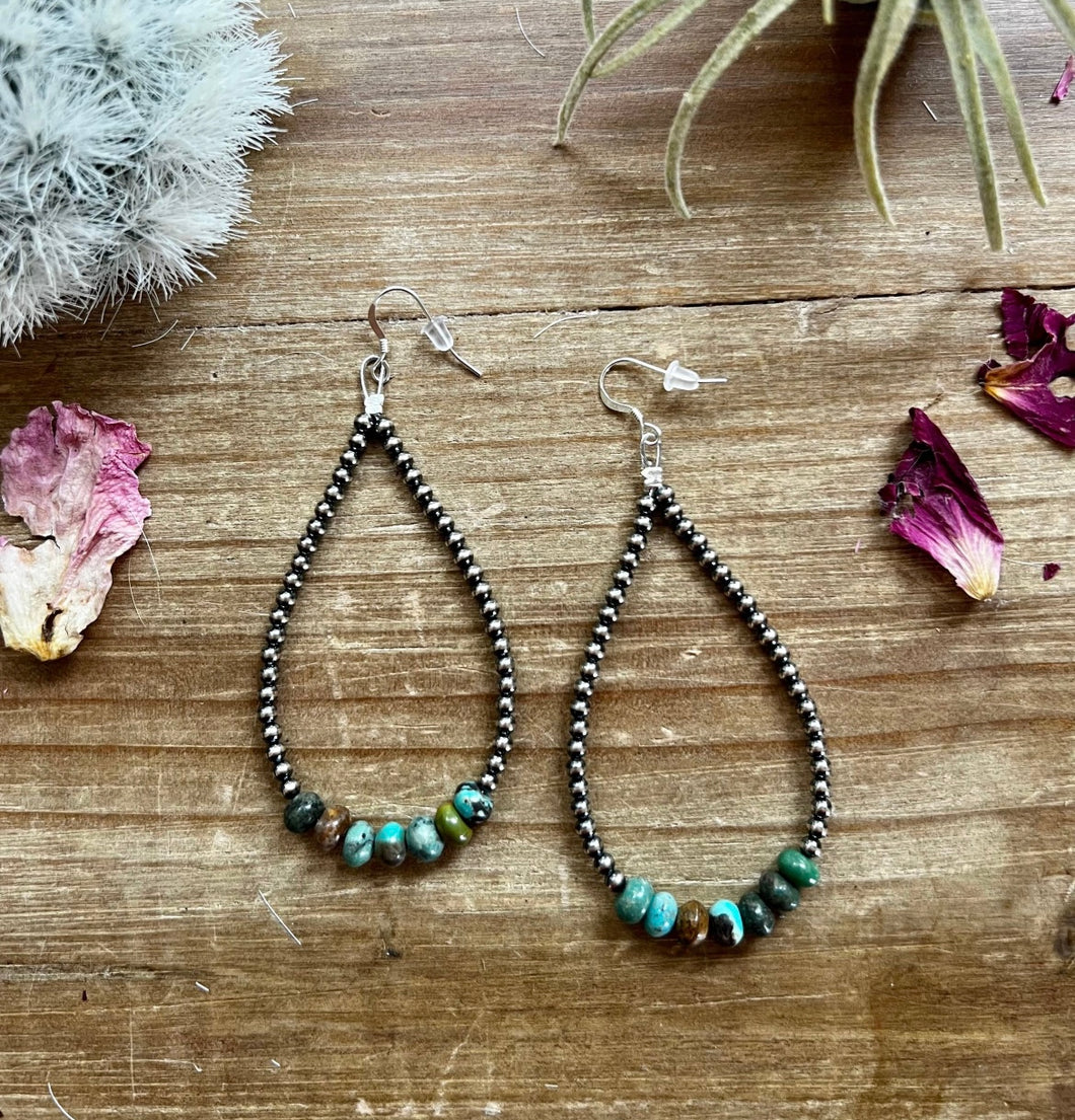 Navajo & Turquoise Teardrops